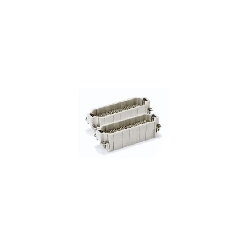 Insert HEE, Raccordement à Sertir, mâle, 46 pin, 16A, Polycarbonate, 24B|48B 